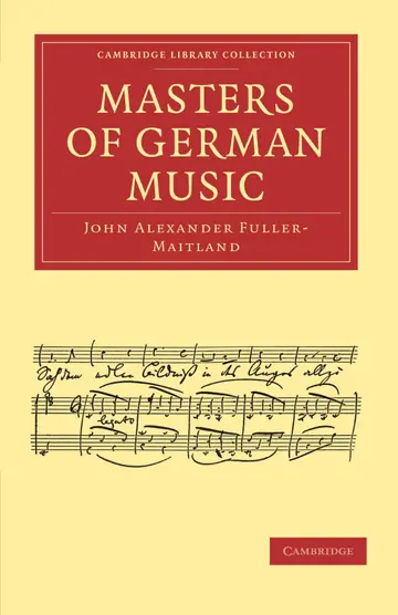 Cover of Masters of German Music