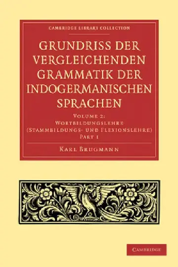 Cover of Grundriss Der Vergleichenden Grammatik Der Indogermanischen Sprachen