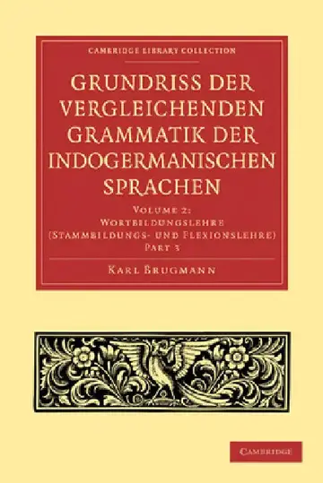 Cover of Grundriss Der Vergleichenden Grammatik Der Indogermanischen Sprachen