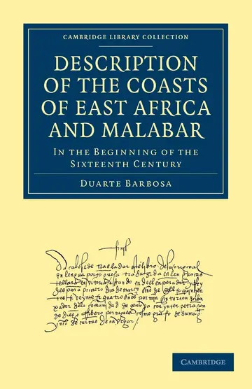 Cover of Description of the Coasts of East Africa and Malabar
