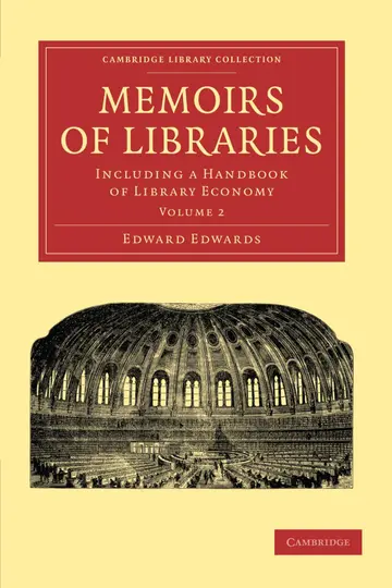 Cover of Memoirs of Libraries