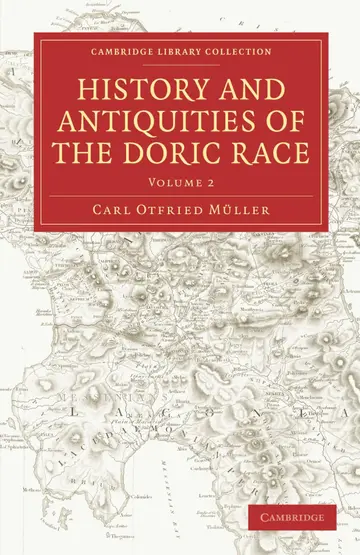 Cover of History and Antiquities of the Doric Race