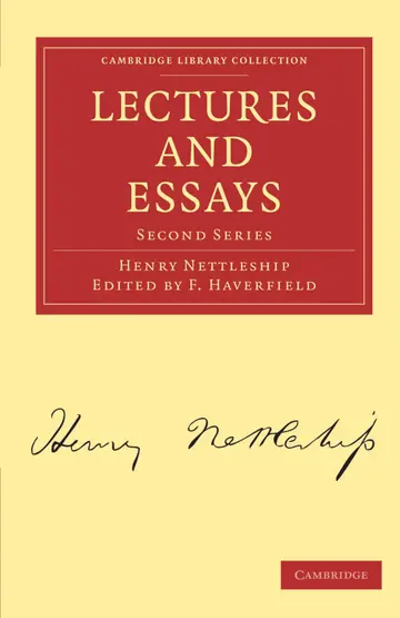 Cover of Lectures and Essays