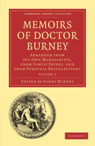 Cover of Memoirs of Doctor Burney