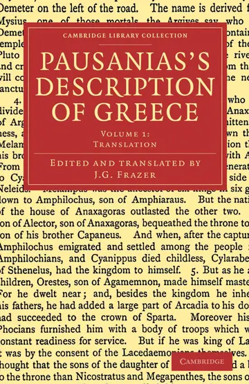 Cover of Pausanias's Description of Greece