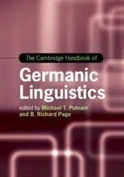 Cover of The Cambridge Handbook of Germanic Linguistics