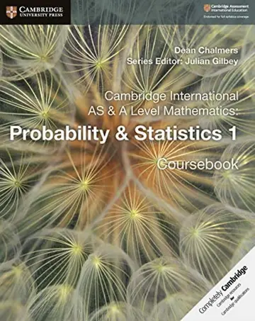 Cover of Cambridge International as & A Level Mathematics