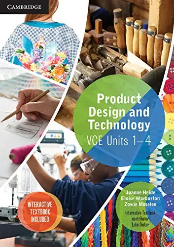 Cover of Cambridge VCE Product Design and Technology Units 1-4
