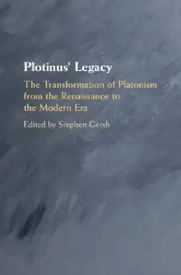 Cover of Plotinus' Legacy