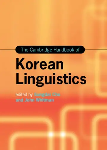 Cover of The Cambridge Handbook of Korean Linguistics