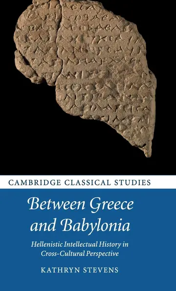 Cover of Between Greece and Babylonia