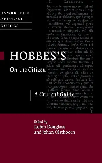 Cover of Hobbes's on the Citizen