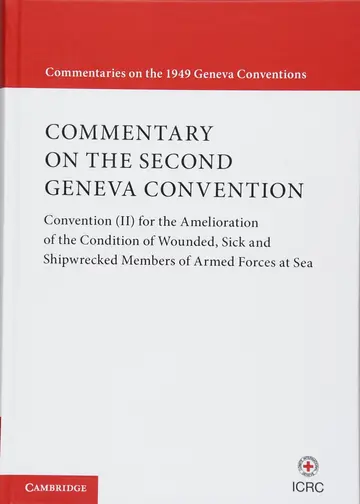 Cover of Commentary on the Second Geneva Convention