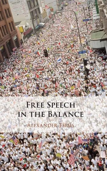 Cover of Free Speech in the Balance