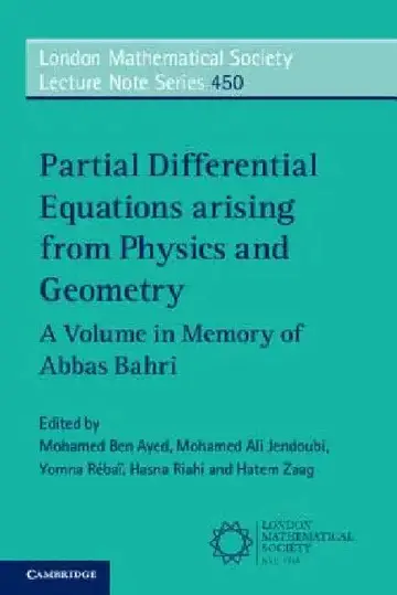 Cover of Partial Differential Equations arising from Physics and Geometry