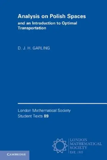 Cover of Analysis on Polish Spaces and an Introduction to Optimal Transportation