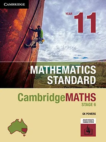 Cover of Cambridge Maths Stage 6 NSW Standard Year 11