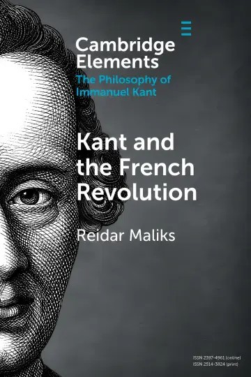 Cover of Kant and the French Revolution