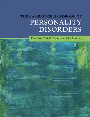 Cover of The Cambridge Handbook of Personality Disorders