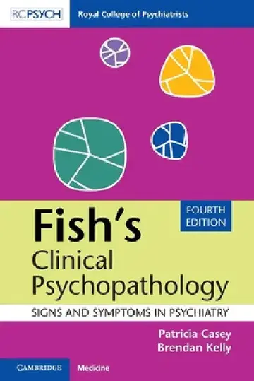 Cover of Fish's Clinical Psychopathology