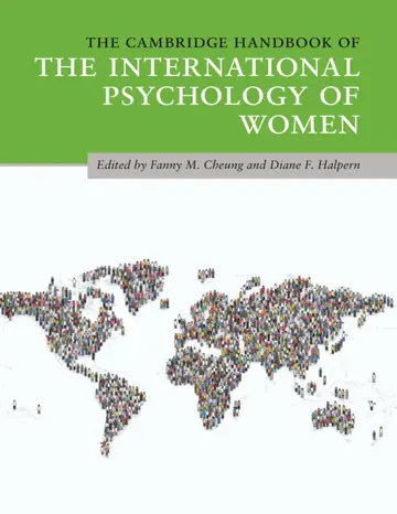 Cover of The Cambridge Handbook of the International Psychology of Women