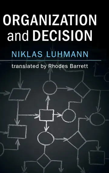 Cover of Organization and Decision