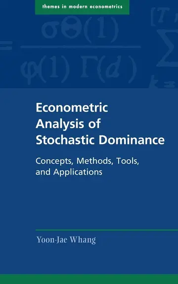 Cover of Econometric Analysis of Stochastic Dominance