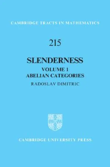 Cover of Slenderness