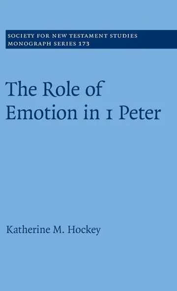 Cover of The Role of Emotion in 1 Peter
