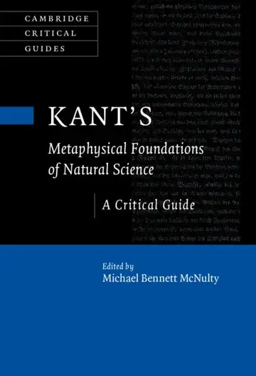 Cover of Kant's Metaphysical Foundations of Natural Science