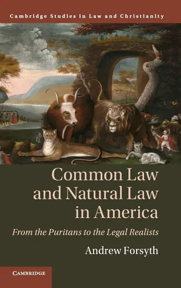 Cover of Common Law and Natural Law in America