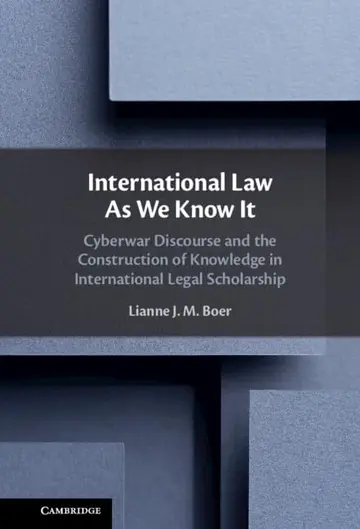 Cover of International Law as We Know It