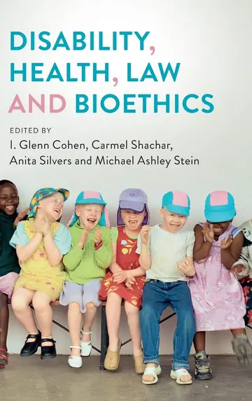 Cover of Disability, Health, Law, and Bioethics
