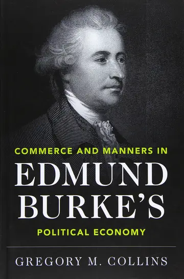 Cover of Commerce and Manners in Edmund Burke's Political Economy
