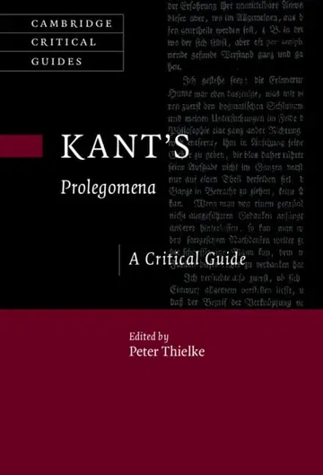 Cover of Kant's Prolegomena