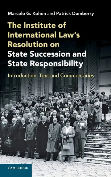 Cover of The Institute of International Law's Resolution on State Succession and State Responsibility