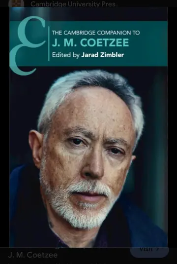 Cover of The Cambridge Companion to J. M. Coetzee