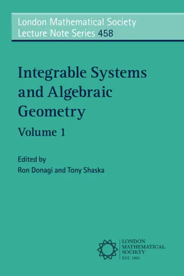 Cover of Integrable Systems and Algebraic Geometry