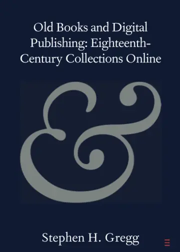 Cover of Old Books and Digital Publishing