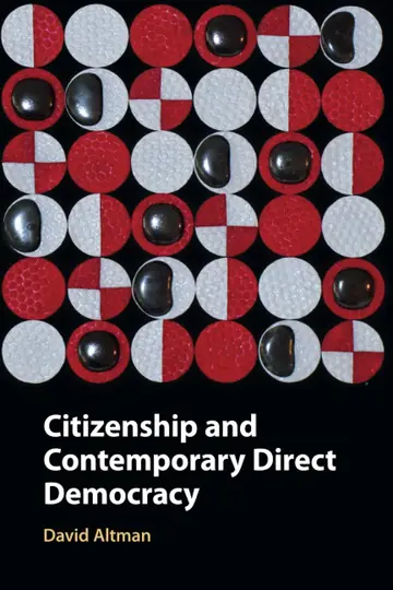 Cover of Citizenship and Contemporary Direct Democracy