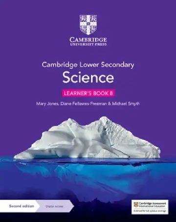 Cover of Cambridge Lower Secondary Science Learner's Book 8 with Digital Access (1 Year)