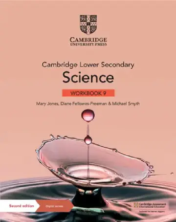 Cover of Cambridge Lower Secondary Science Workbook 9 with Digital Access (1 Year)