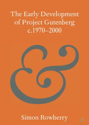 Cover of The Early Development of Project Gutenberg c.1970–2000