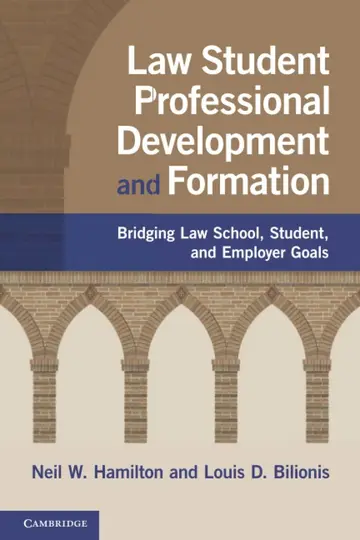 Cover of Law Student Professional Development and Formation