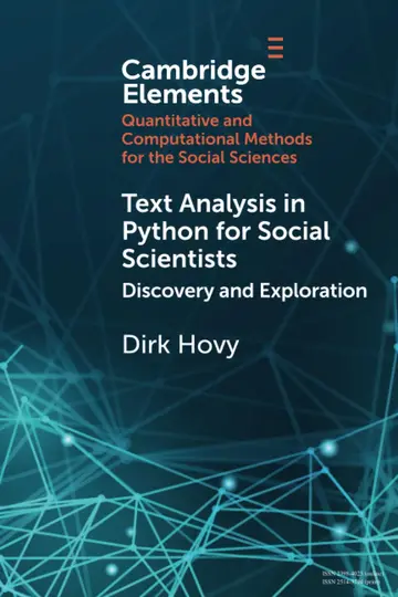 Cover of Text Analysis in Python for Social Scientists
