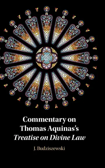 Cover of Commentary on Thomas Aquinas's Treatise on Divine Law