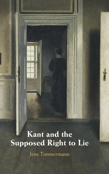 Cover of Kant and the Supposed Right to Lie