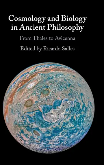 Cover of Cosmology and Biology in Ancient Philosophy