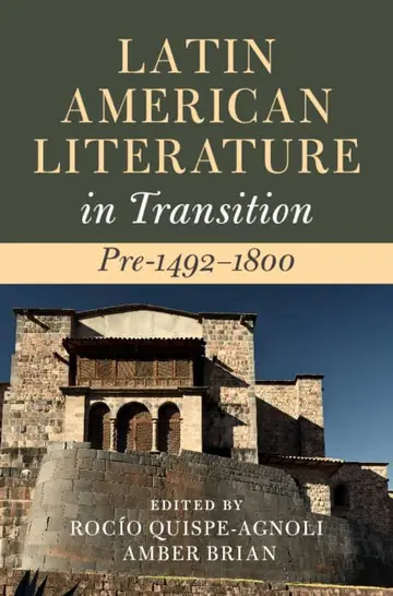 Cover of Latin American Literature in Transition Pre-1492-1800