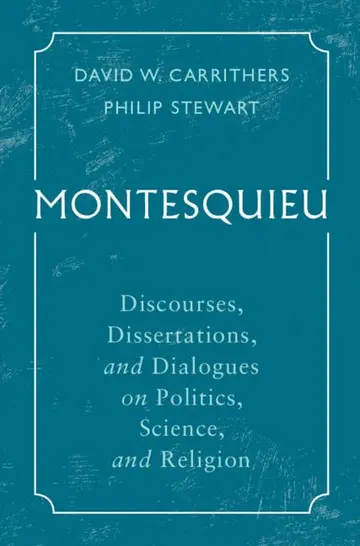 Cover of Montesquieu